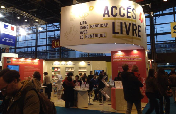 Vue du stand du ministère de la Culture au Salon du Livre de Paris 2015